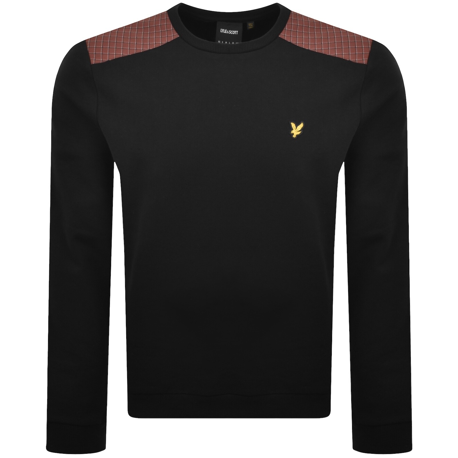 Lyle And Scott Panelled Sweatshirt Jet Black
