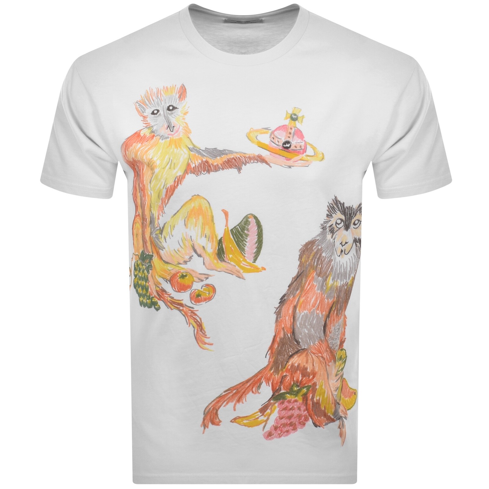 Vivienne Westwood Monkeys T Shirt White