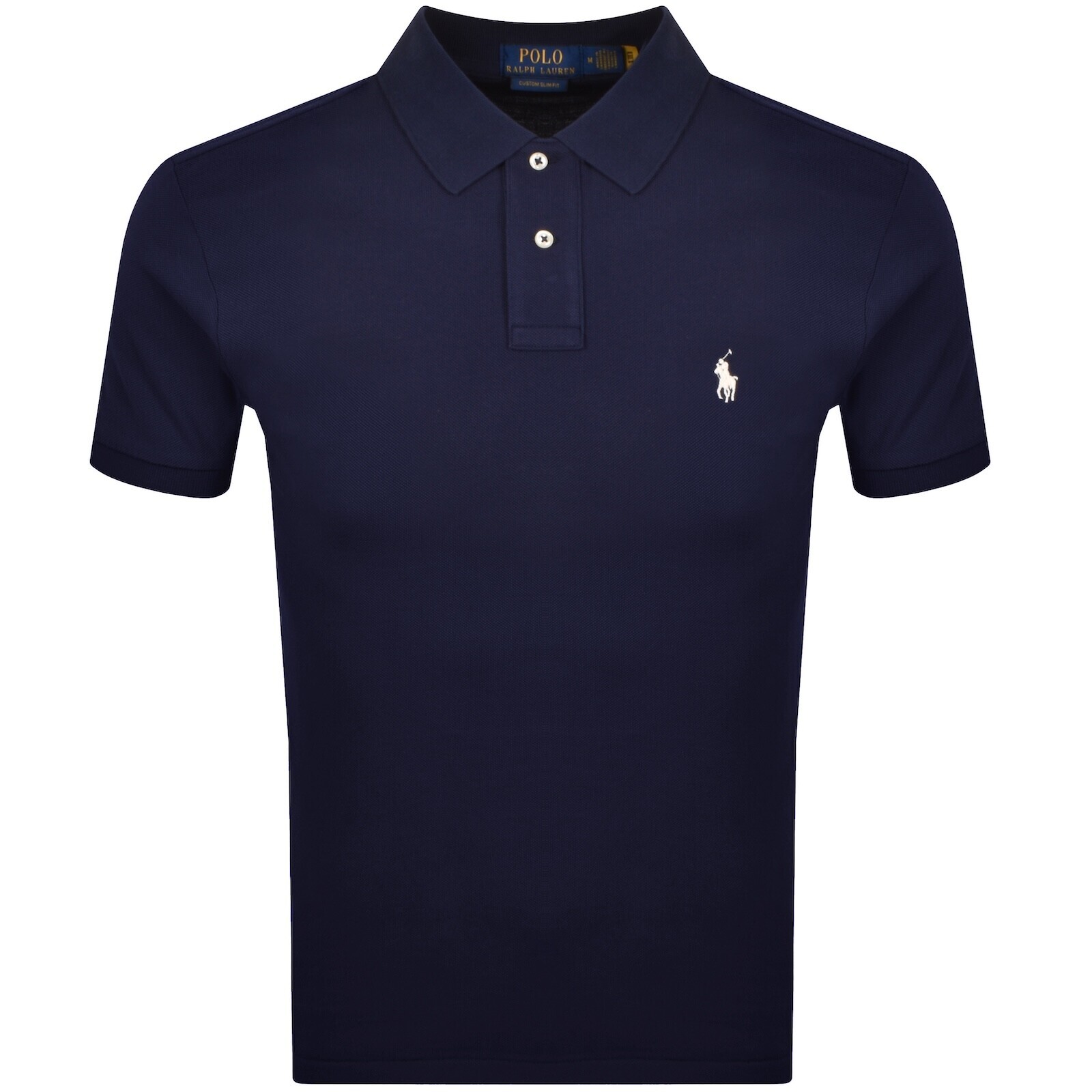Ralph Lauren Custom Slim Polo T Shirt Navy
