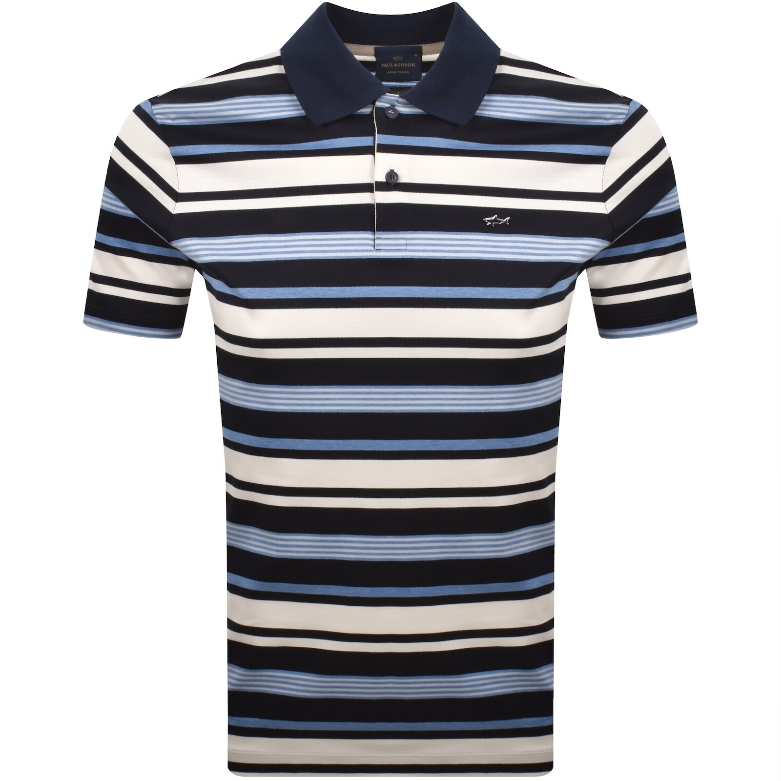 Paul And Shark Aqua Touch Polo T Shirt Navy