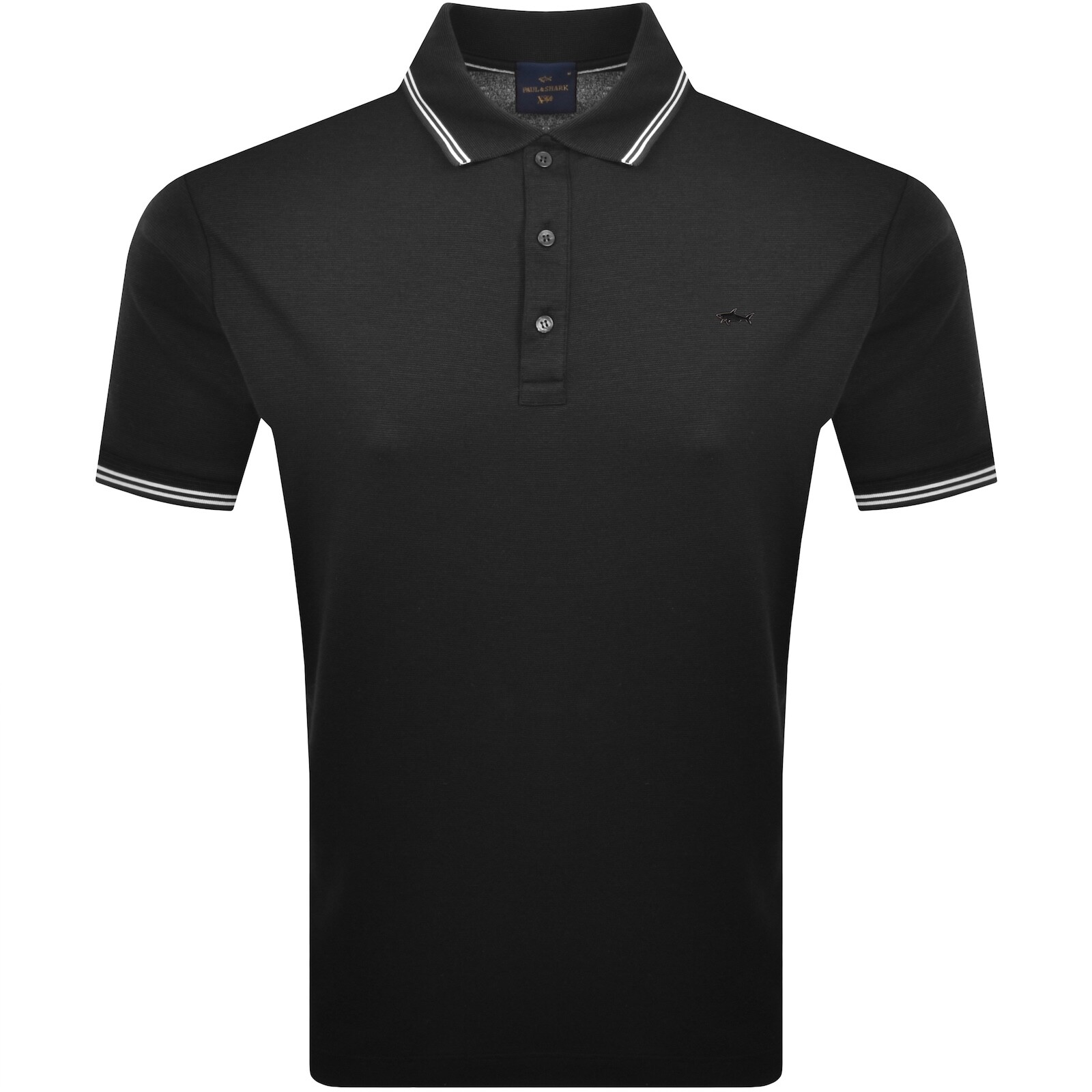 Paul And Shark X-Soft Tipped Polo T Shirt Black
