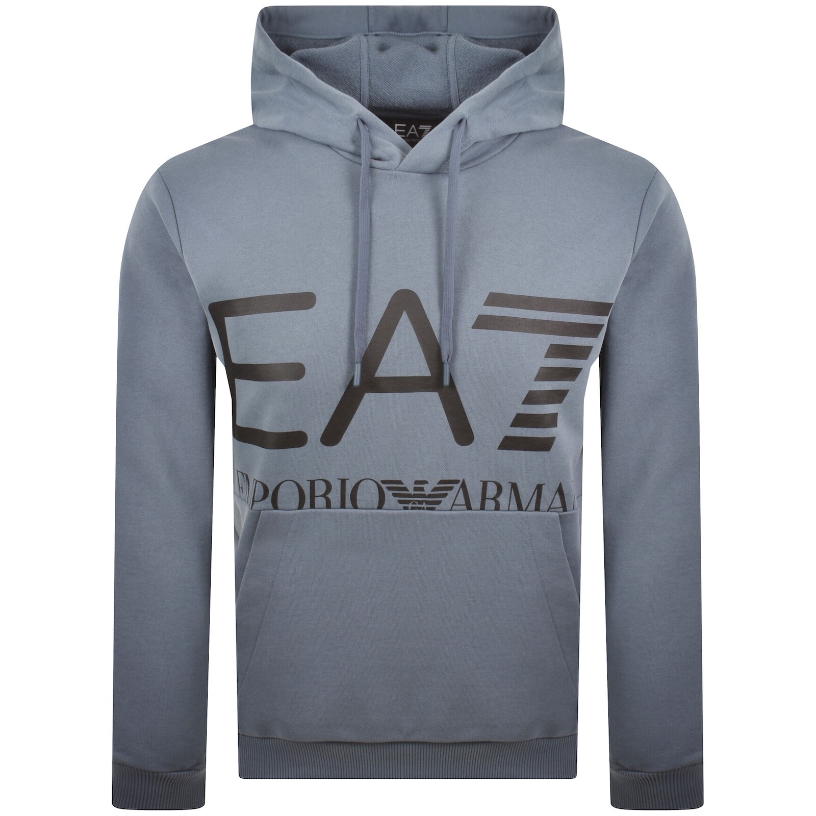 EA7 Emporio Armani Logo Hoodie Blue
