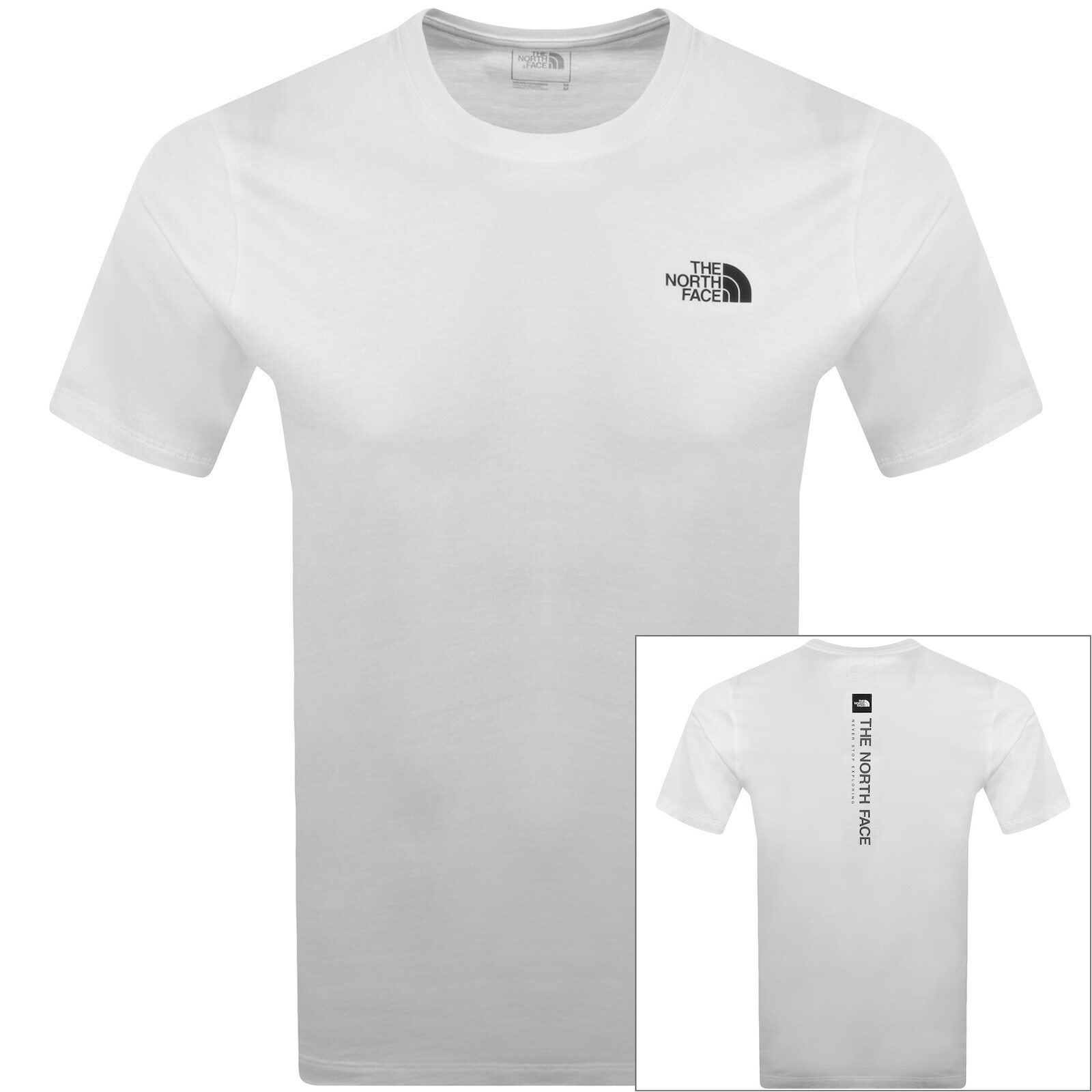 The North Face Logo T Shirt White