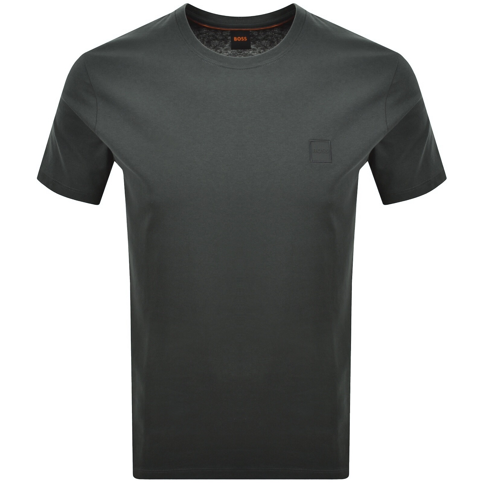 BOSS Tales T Shirt Open Green
