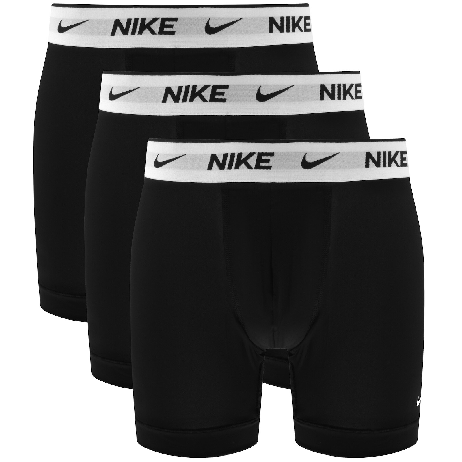 Nike 3 Pack Everyday Boxer Briefs Black