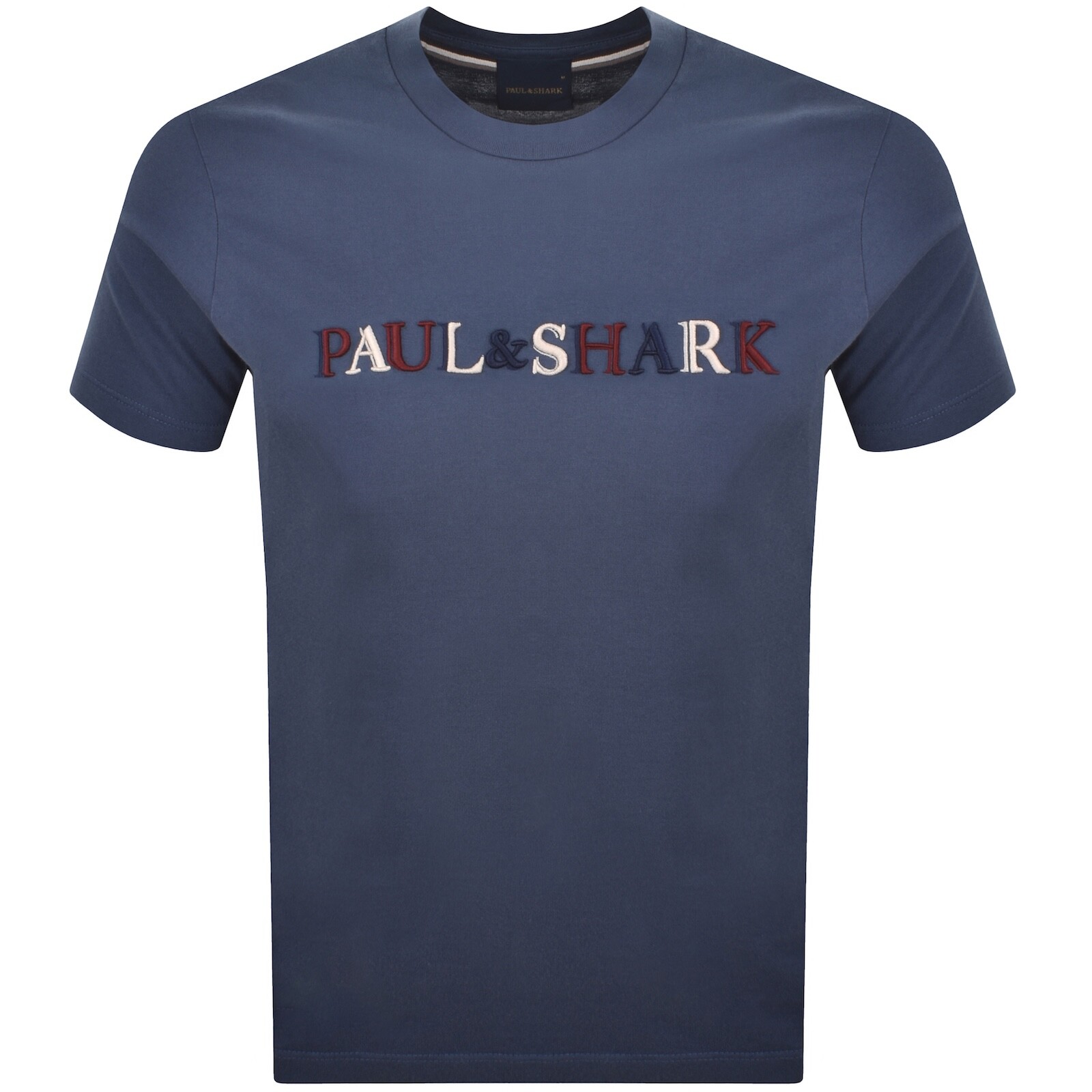 Paul And Shark Logo T Shirt Blue