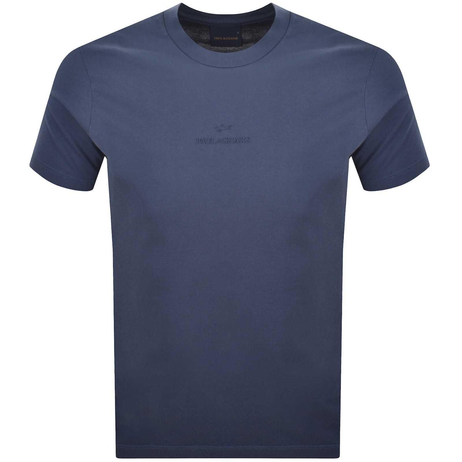 Paul And Shark Logo T Shirt Blue