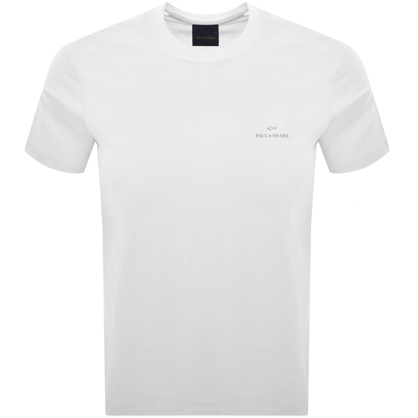 Paul And Shark Printed Logo T Shirt White