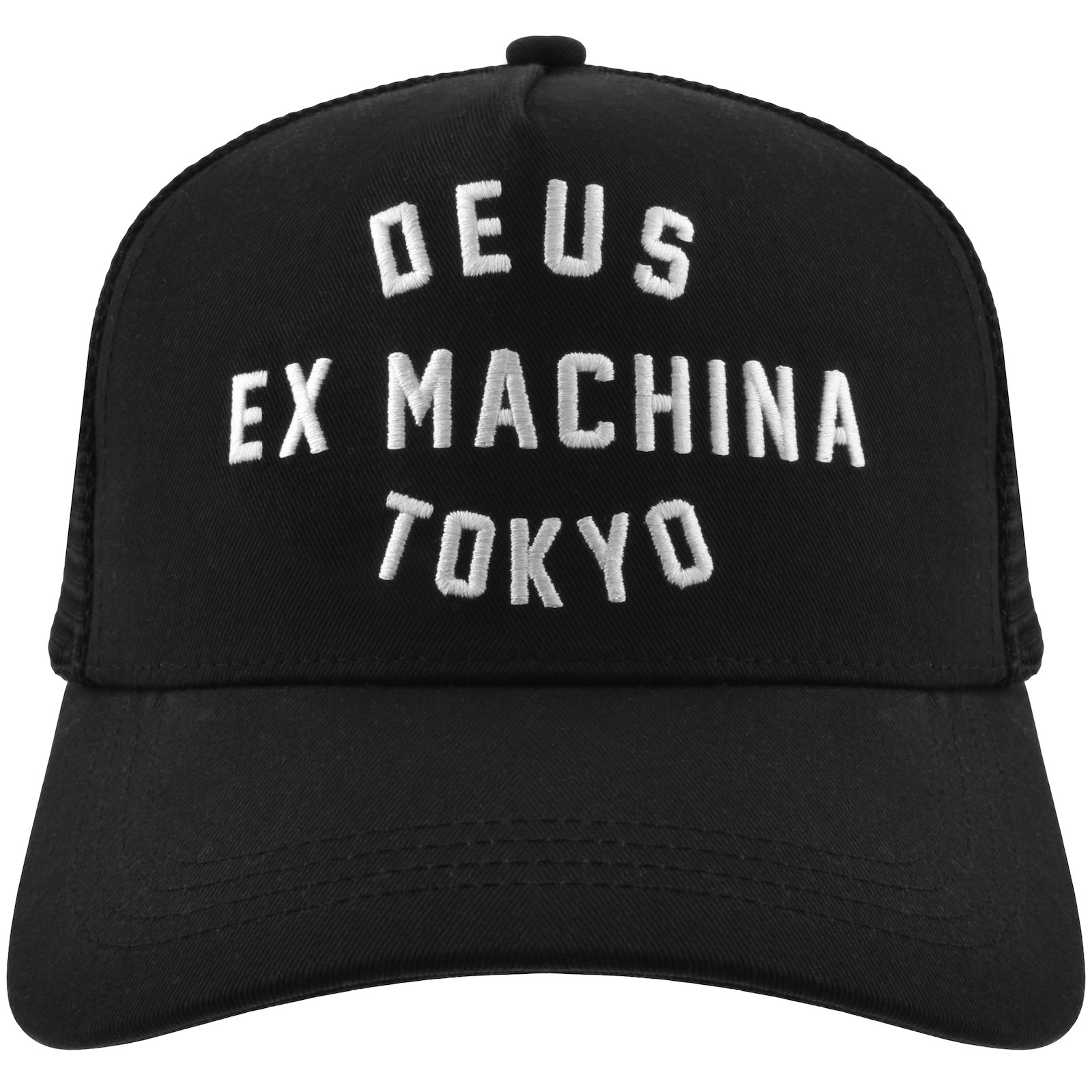 Deus Ex Machina Harajuku Address Trucker Cap - Black - Mens - Polyester