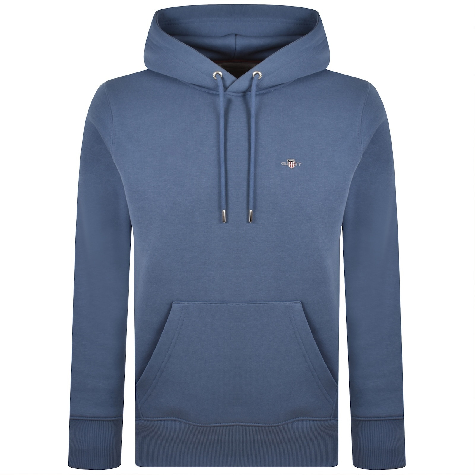 Gant Regular Fit Shield Hoodie Blue