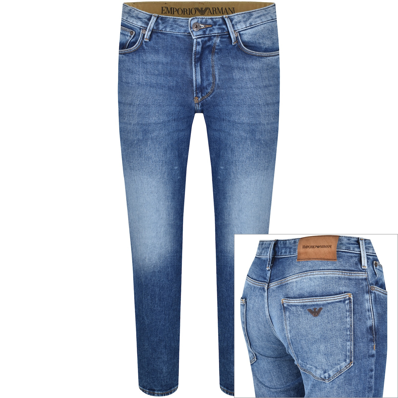 Emporio Armani J06 Slim Fit Jeans Blue