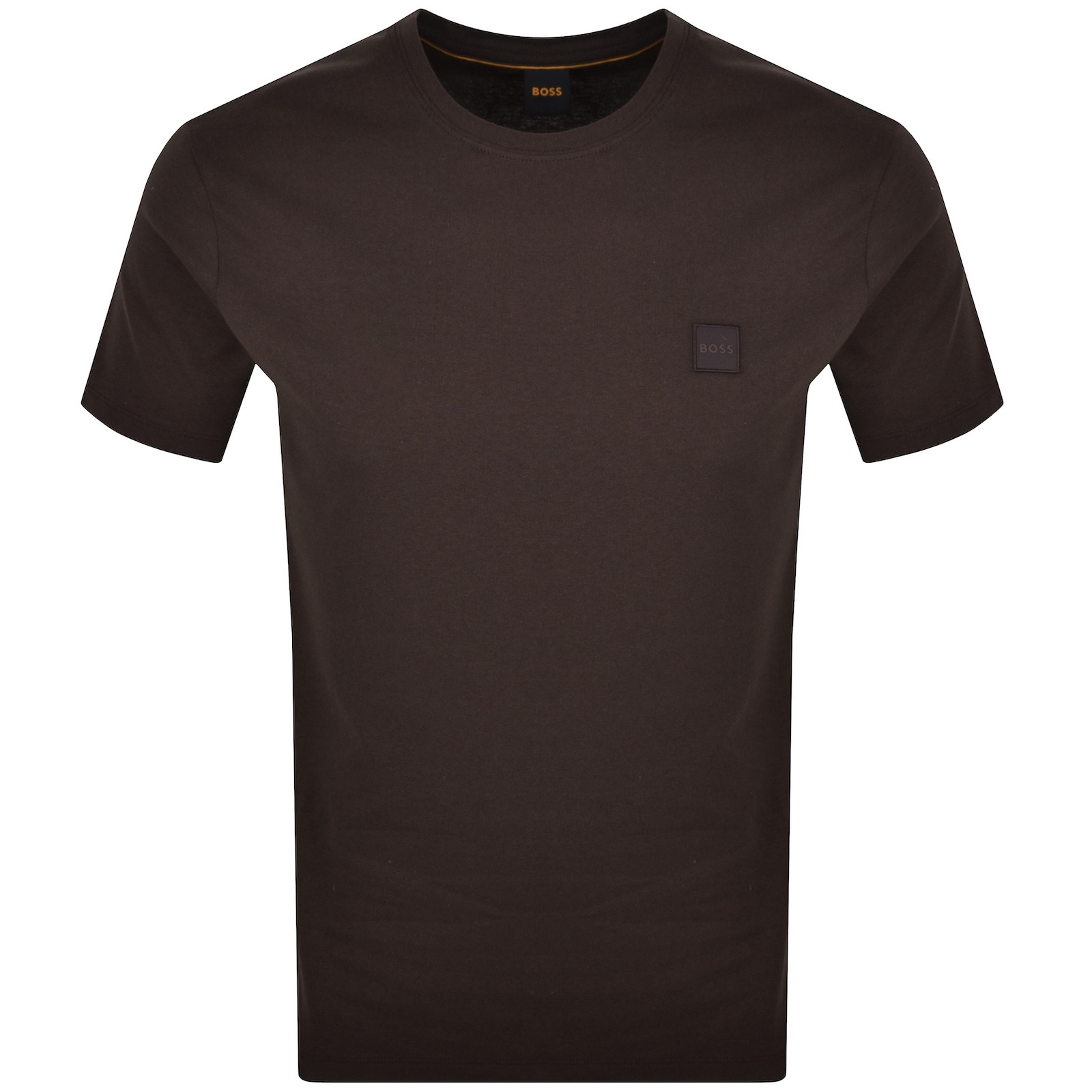 BOSS Tales T Shirt Dark Brown