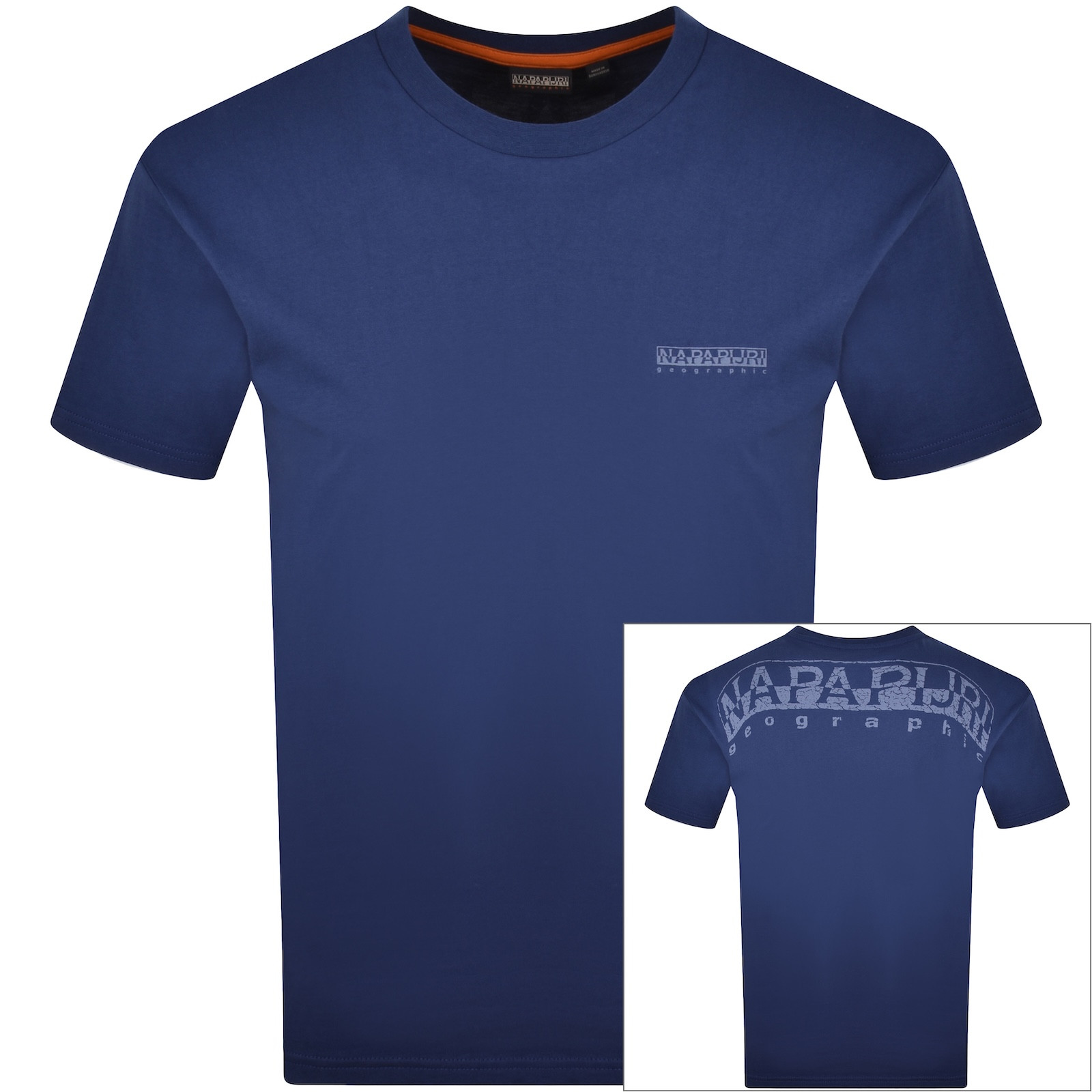 Napapijri Yourte Logo T Shirt Blue