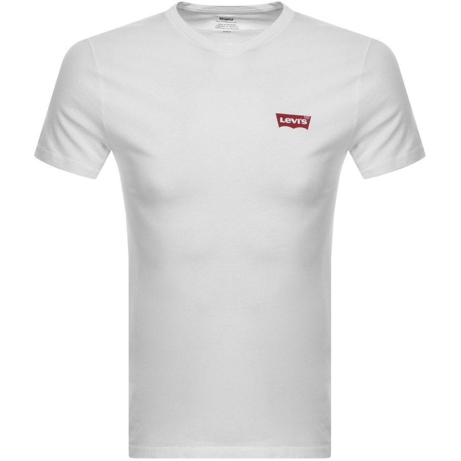 Levis Original Double Pack Crew Neck T Shirt White | Mainline Menswear