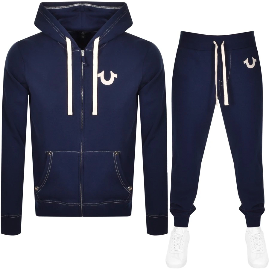 true religion tracksuit blue