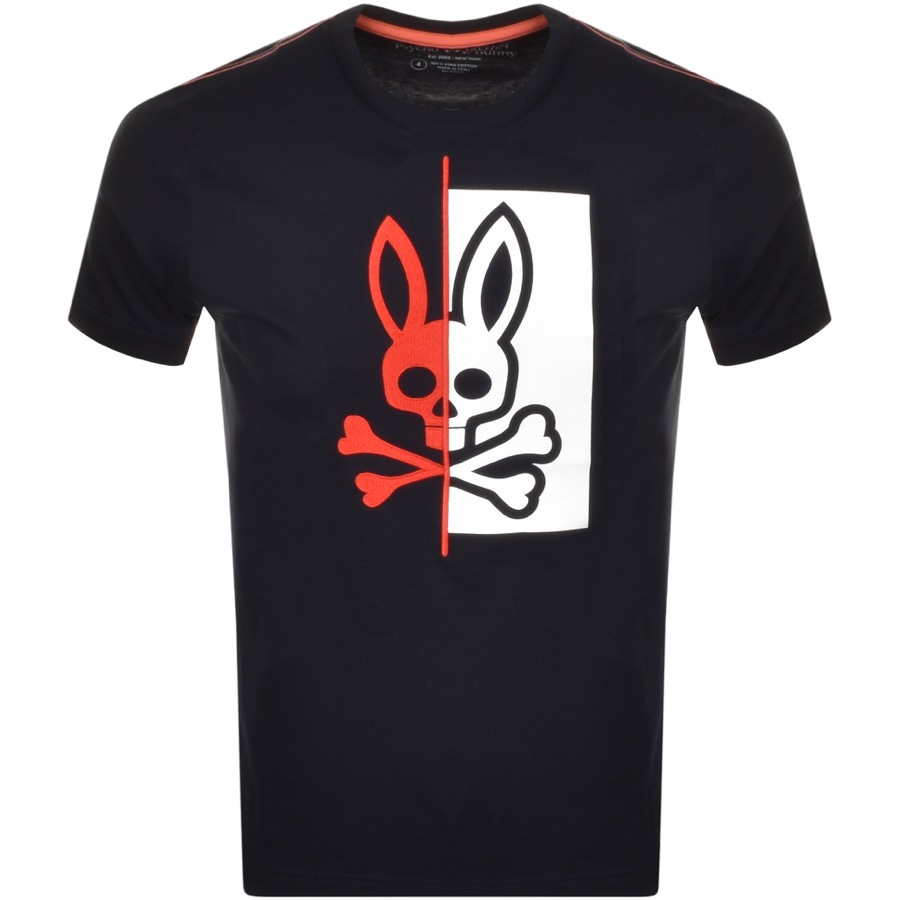 Psycho Bunny Dovedale Crew Neck T Shirt Navy