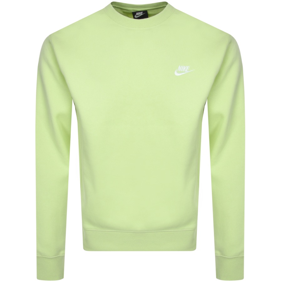 NIKE NIKE CREW NECK CLUB SWEATSHIRT GREEN