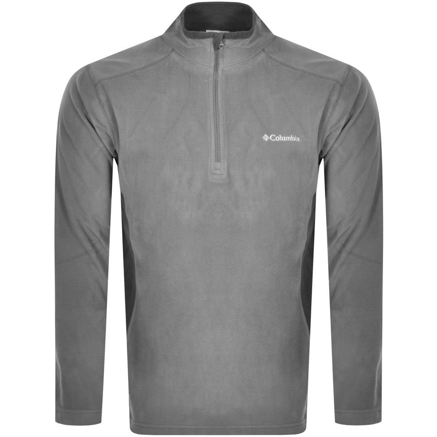 Columbia Men's Hart Mountain Ii Quarter-zip Fleece Sweatshirt In Grey