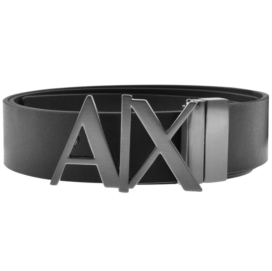 armani exchange reversible belt