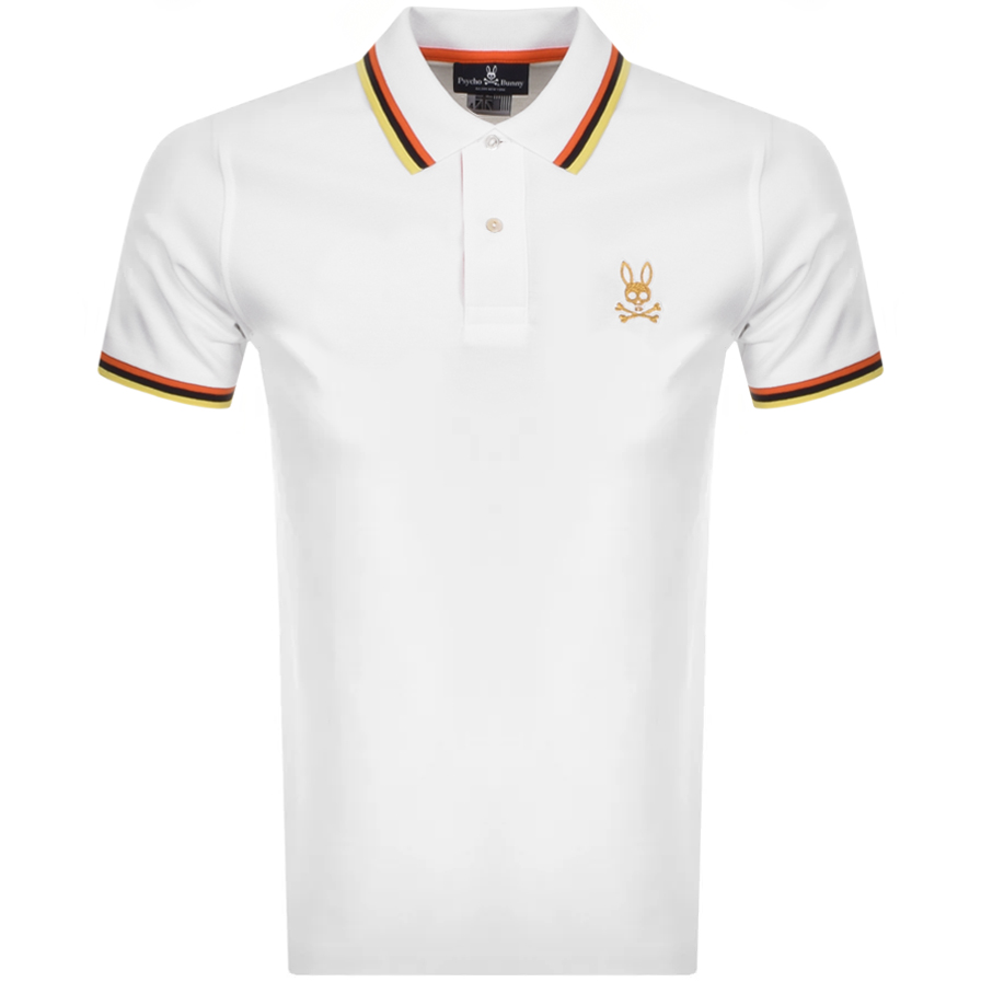 psycho bunny white polo