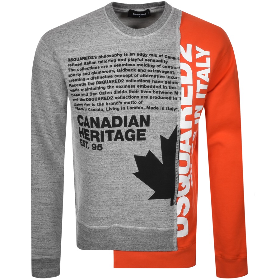 dsquared2 logo printed sweatshirt