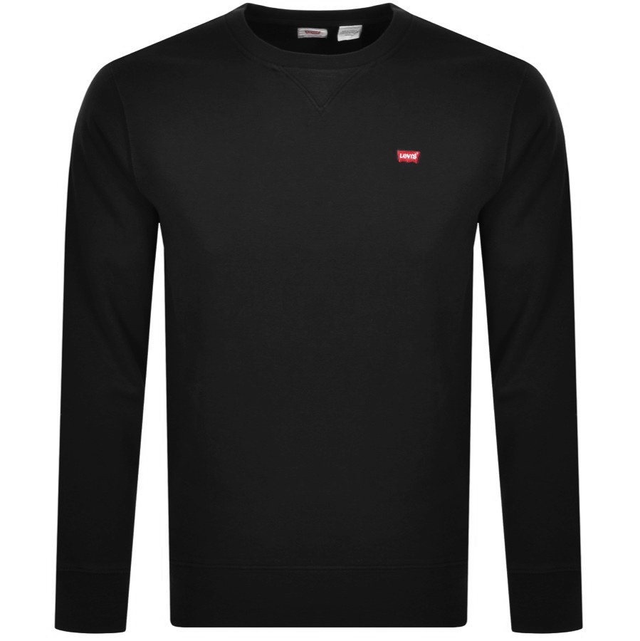 LEVI'S LEVIS CREW NECK SWEATSHIRT BLACK