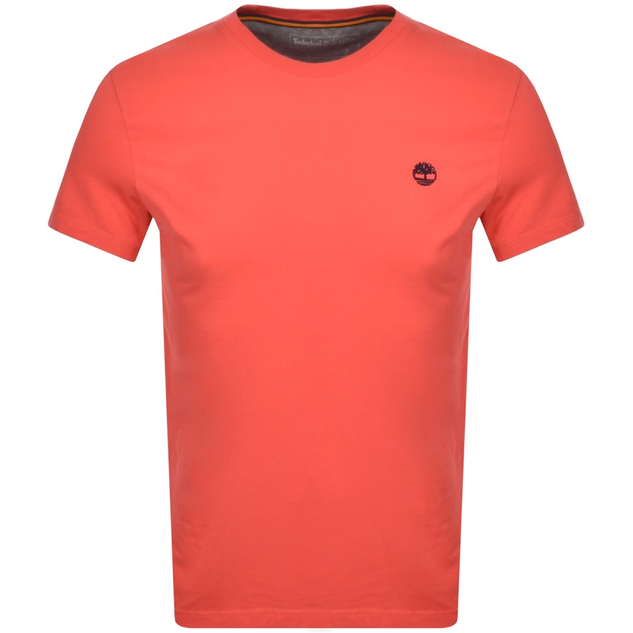 red timberland t shirt