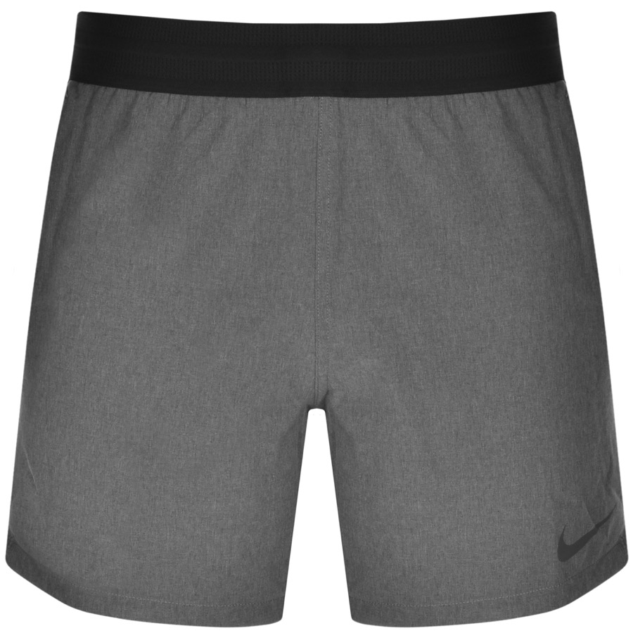 nike standard logo shorts grey