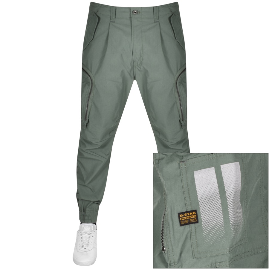 flight cargo relaxed tapered cuffed pants