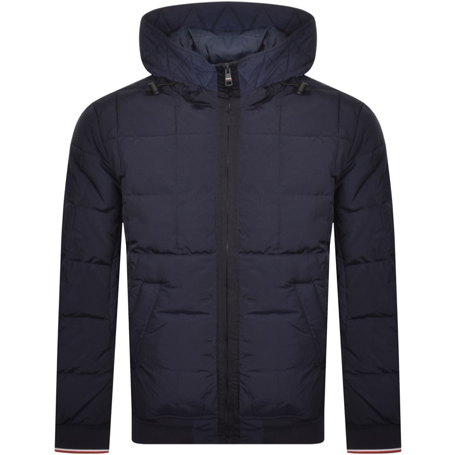 tommy hilfiger rope dye hooded bomber jacket