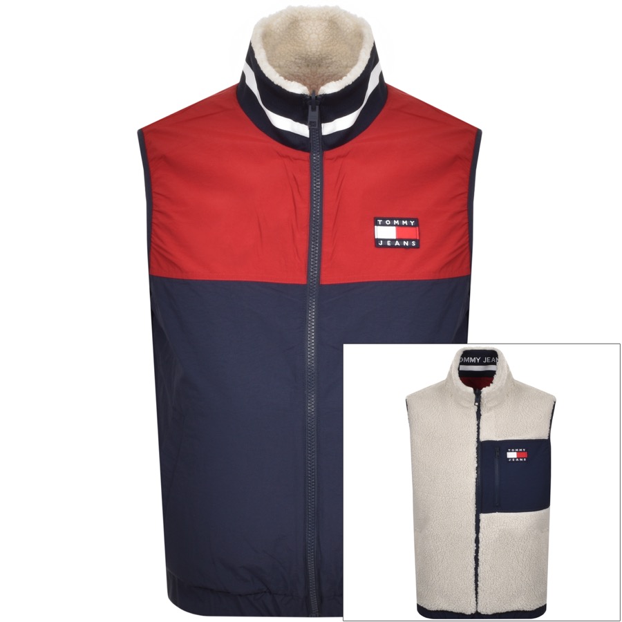 tommy jeans reversible gilet