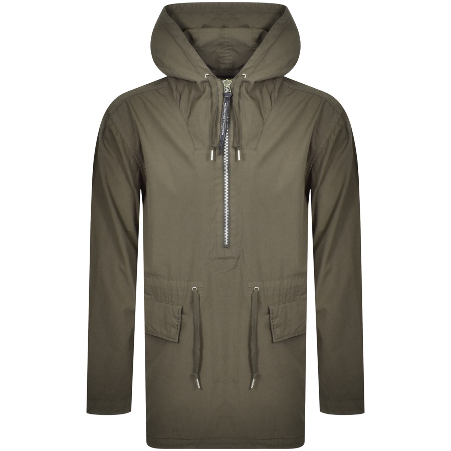 pretty green half zip jacket