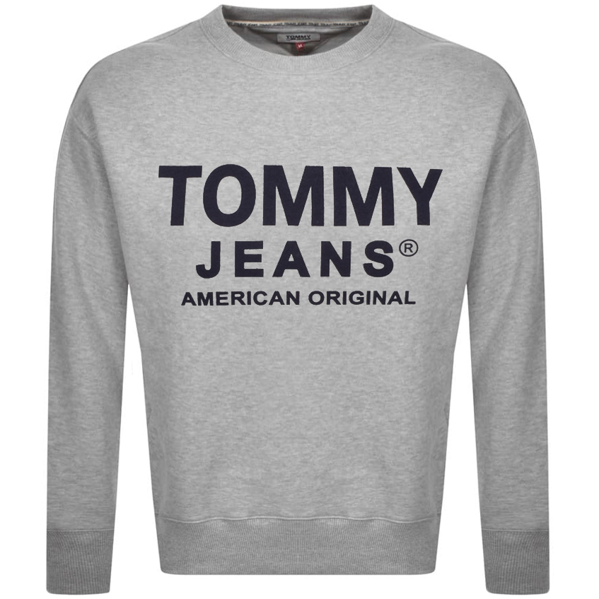 tommy jeans sweatshirt grey